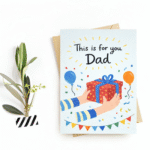 Father's Day Card - "This is for you dad" Postcard