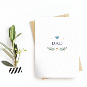 Father's Day Card - "DAD" Postcard