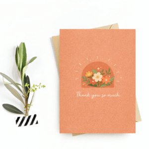Thank You Card - "Thank You so much" Postcard
